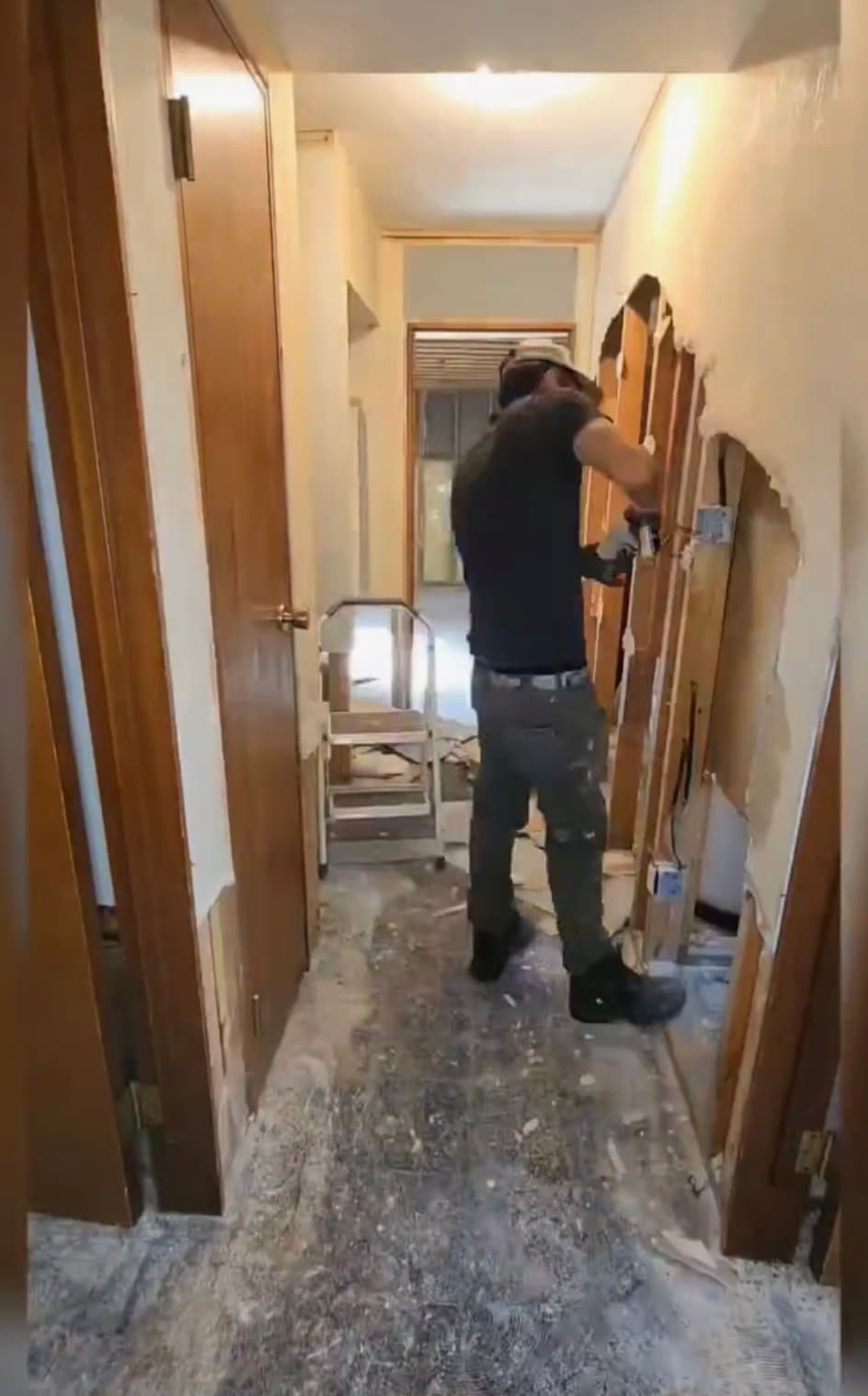 Kitchen countertop installation